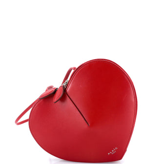 Alaia Le Coeur Shoulder Bag Leather