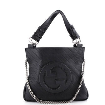 Gucci Blondie NM Tote Diagonal Quilted Leather Small
