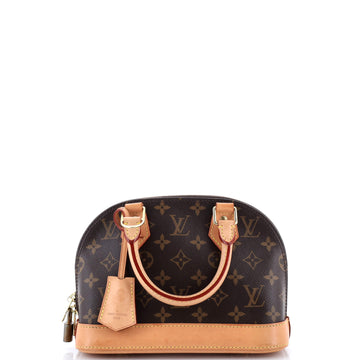 Louis Vuitton Alma Handbag Monogram Canvas BB