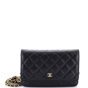 Chanel Wallet on Chain Quilted Caviar