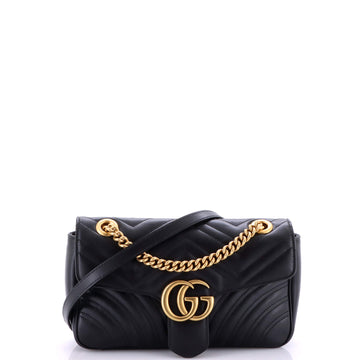 Gucci GG Marmont Flap Bag Matelasse Leather Small