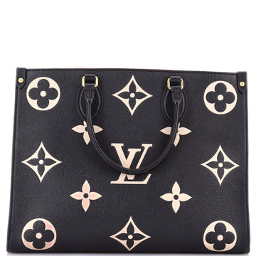 Louis Vuitton OnTheGo Tote Bicolor Monogram Empreinte Giant MM