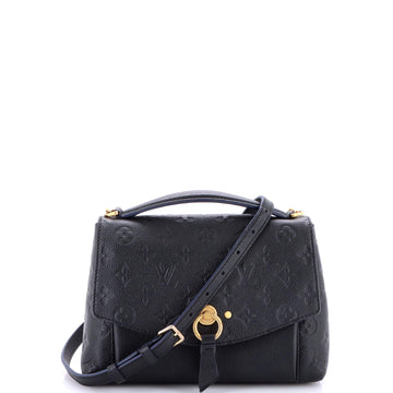 Louis Vuitton Blanche Handbag Monogram Empreinte Leather BB