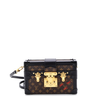 Louis Vuitton Petite Malle Handbag Monogram Canvas