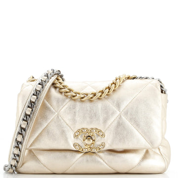 Chanel 19 Flap Bag Quilted Leather Medium