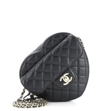 Chanel CC in Love Heart Bag Quilted Lambskin