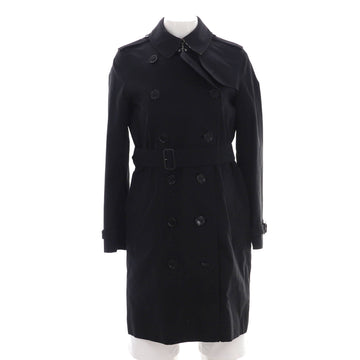 Burberry Women's Kensington Mid-Length Trench Coat Cotton