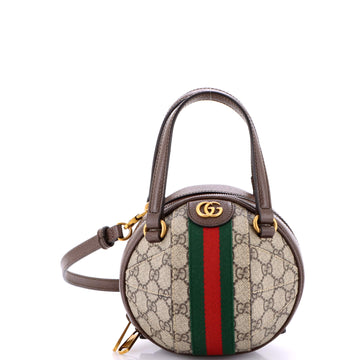 Gucci Ophidia Basketball Bag GG Coated Canvas Mini