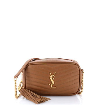 Saint Laurent Lou Camera Bag Matelasse Chevron Leather Mini