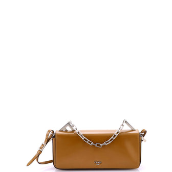 Fendi First Sight Cluth Bag Leather