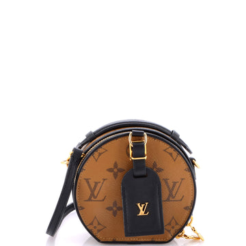 Louis Vuitton Mini Boite Chapeau Bag Reverse Monogram Canvas