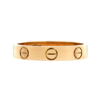 Cartier Love Wedding Band Ring 18K Yellow Gold