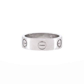 Cartier Love Band Ring 18K White Gold