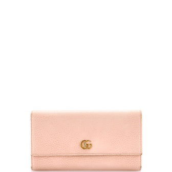 Gucci GG Marmont Continental Wallet Leather Long