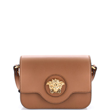 Versace La Medusa Flap Shoulder Bag Leather Small