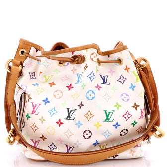 Louis Vuitton Petit Noe Handbag Monogram Multicolor