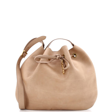 Saint Laurent Paris VII Hobo Leather Large