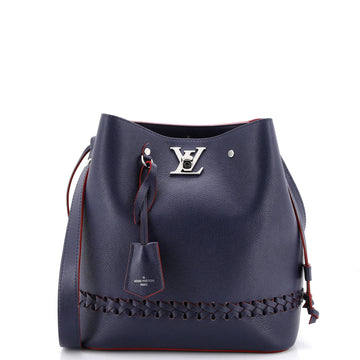 Louis Vuitton Lockme Bucket Bag Braided Leather