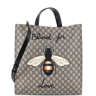 Gucci Convertible Soft Open Tote Printed GG Coated Canvas Tall