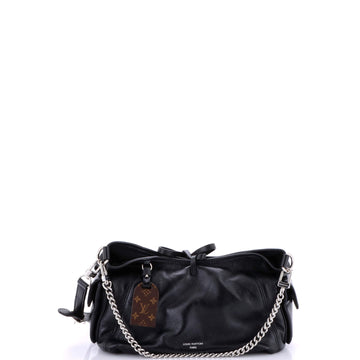 Louis Vuitton CarryAll Cargo Hobo Leather with Monogram Canvas PM