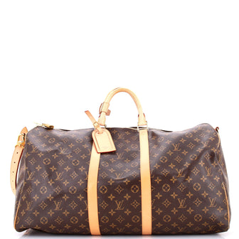 Louis Vuitton Keepall Bandouliere Bag Monogram Canvas 55