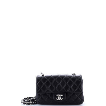 Chanel Classic Single Flap Bag Quilted Lambskin Mini