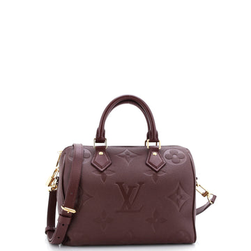 Louis Vuitton Speedy Bandouliere Bag Monogram Empreinte Giant 25
