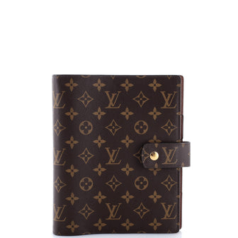 Louis Vuitton Ring Agenda Cover Monogram Canvas GM