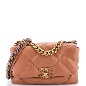 Chanel 19 Flap Bag Quilted Leather Medium