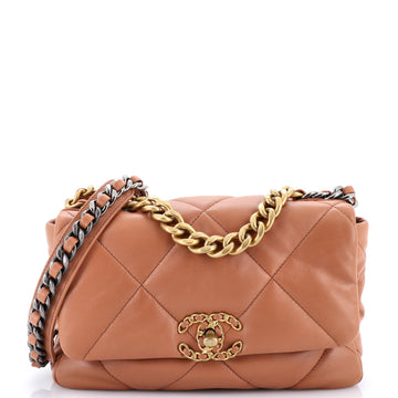 Chanel 19 Flap Bag Quilted Leather Medium