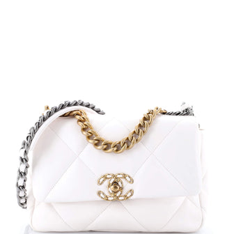 Chanel 19 Flap Bag Quilted Leather Medium