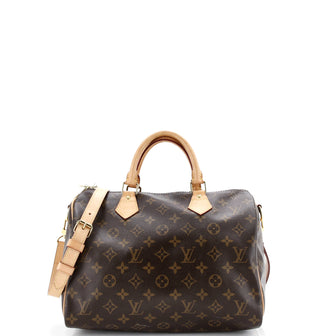 Louis Vuitton Speedy Bandouliere Bag Monogram Canvas 30