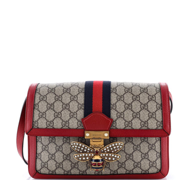 Gucci Queen Margaret Shoulder Bag GG Coated Canvas Medium