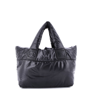 Chanel Coco Cocoon Reversible Tote Quilted Nylon Small