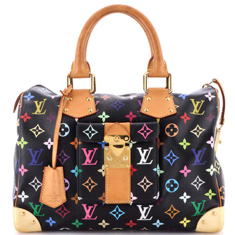 Louis Vuitton Speedy Handbag Monogram Multicolor 30