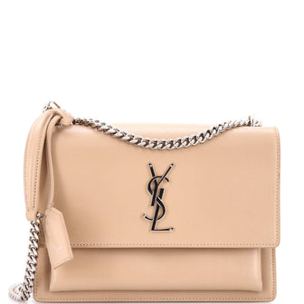 Saint Laurent Sunset Crossbody Bag Leather Medium