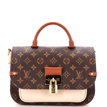 Louis Vuitton Vaugirard Handbag Monogram Canvas with Leather