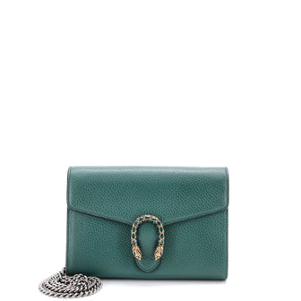 Gucci Dionysus Chain Wallet Leather with Embellished Detail Small
