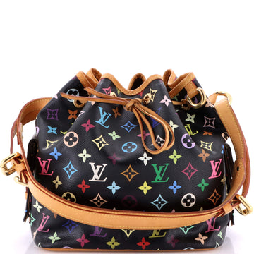 Louis Vuitton Petit Noe Handbag Monogram Multicolor