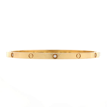 Cartier Love 6 Diamond Bracelet 18K Yellow Gold and Diamonds Small