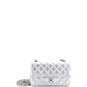 Chanel Classic Single Flap Bag Quilted Metallic Lambskin Mini