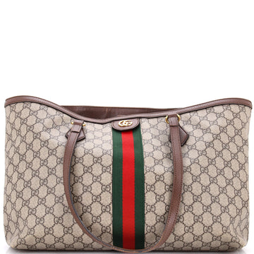 Gucci Ophidia Shopping Tote GG Coated Canvas Medium