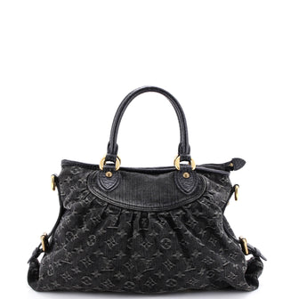 Louis Vuitton Neo Cabby Handbag Denim MM