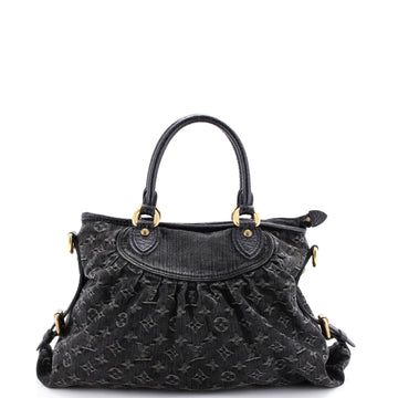 Louis Vuitton Neo Cabby Handbag Denim MM