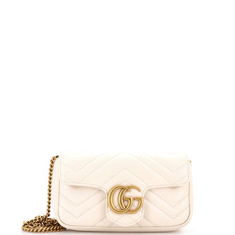 Gucci GG Marmont Flap Bag Matelasse Leather Super Mini