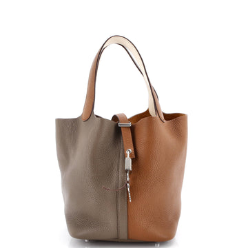 Hermes Casaque Picotin Lock Bag Clemence MM