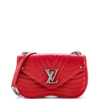 New Wave Chain Bag Quilted Leather MM