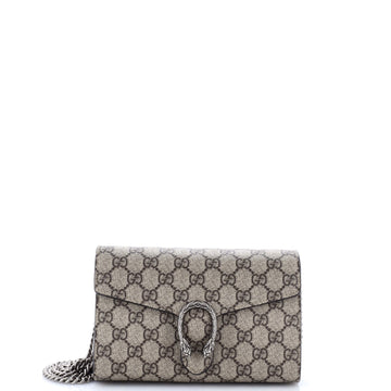 Gucci Dionysus Chain Wallet GG Coated Canvas Small