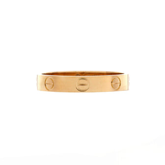 Cartier Love Wedding Band Ring 18K Yellow Gold