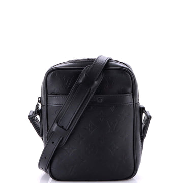 Louis Vuitton Danube Handbag Monogram Shadow Leather PM